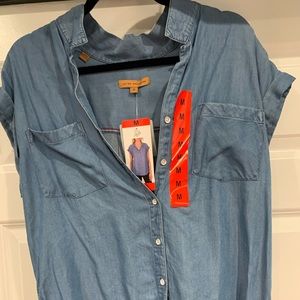 Denim shirt sleeve